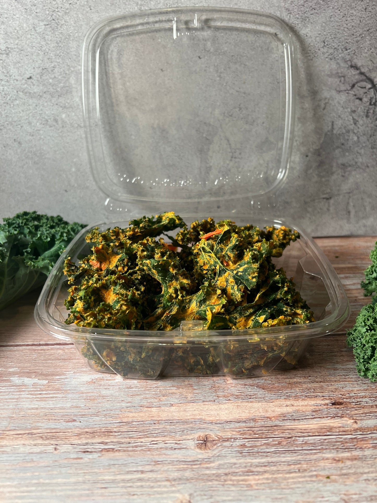 Jalapeño Cheddar Kale chips